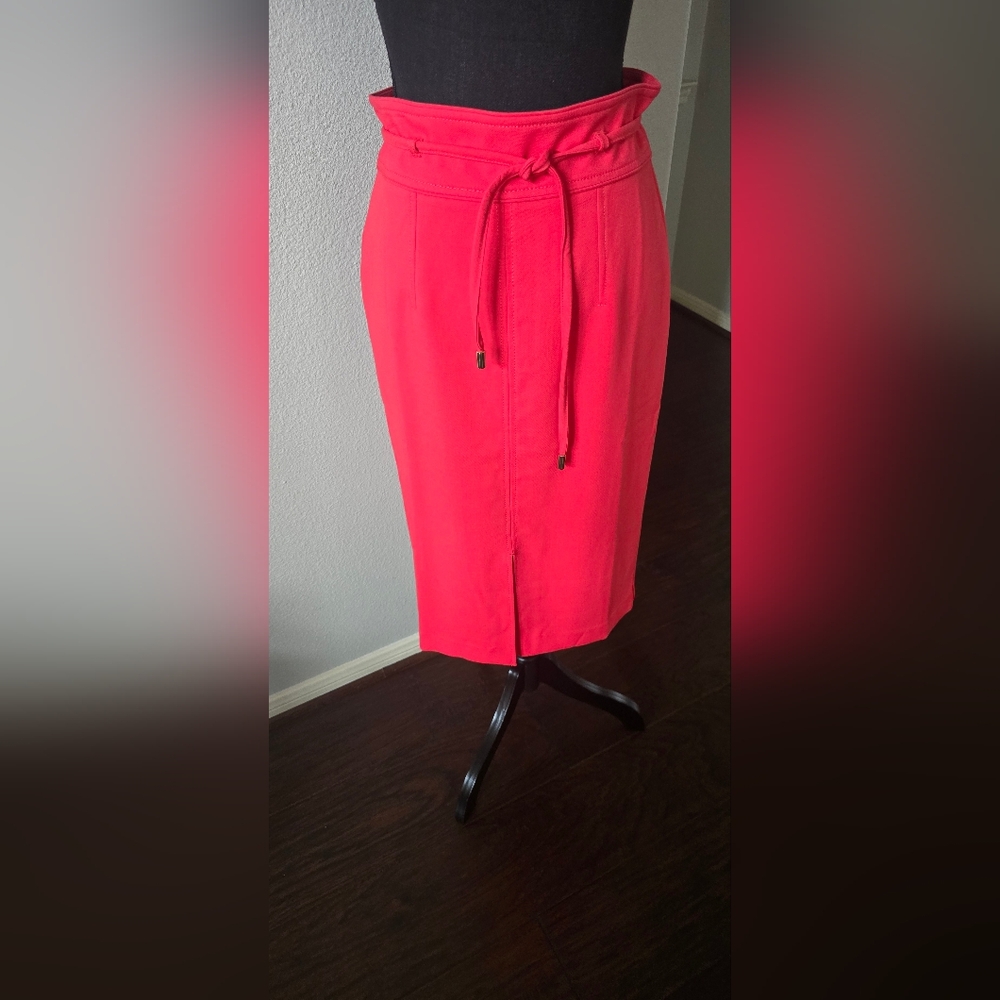 Vibrant Salmon Skirt